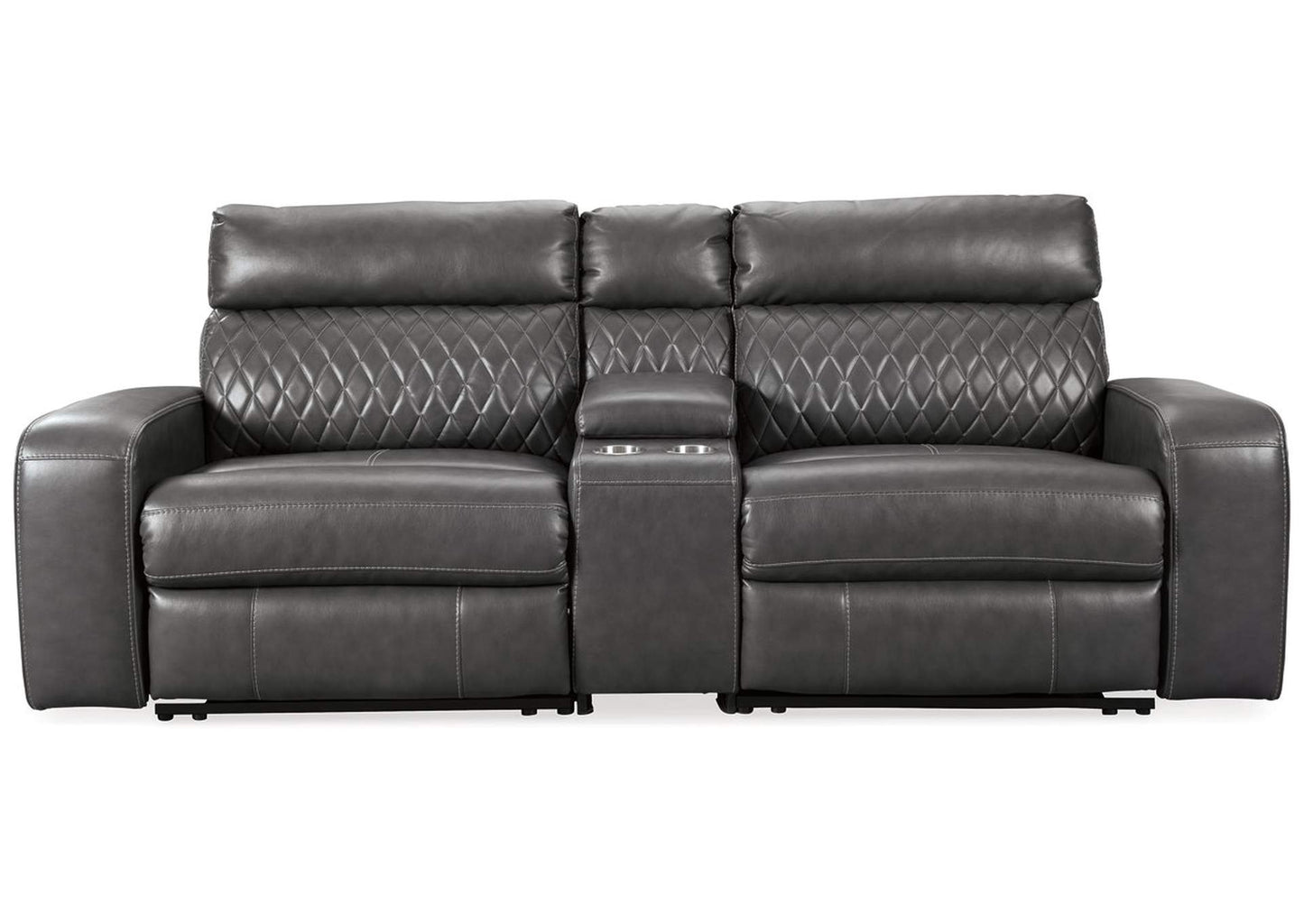 Samperstone 3-Piece Power Reclining Sectional Loveseat