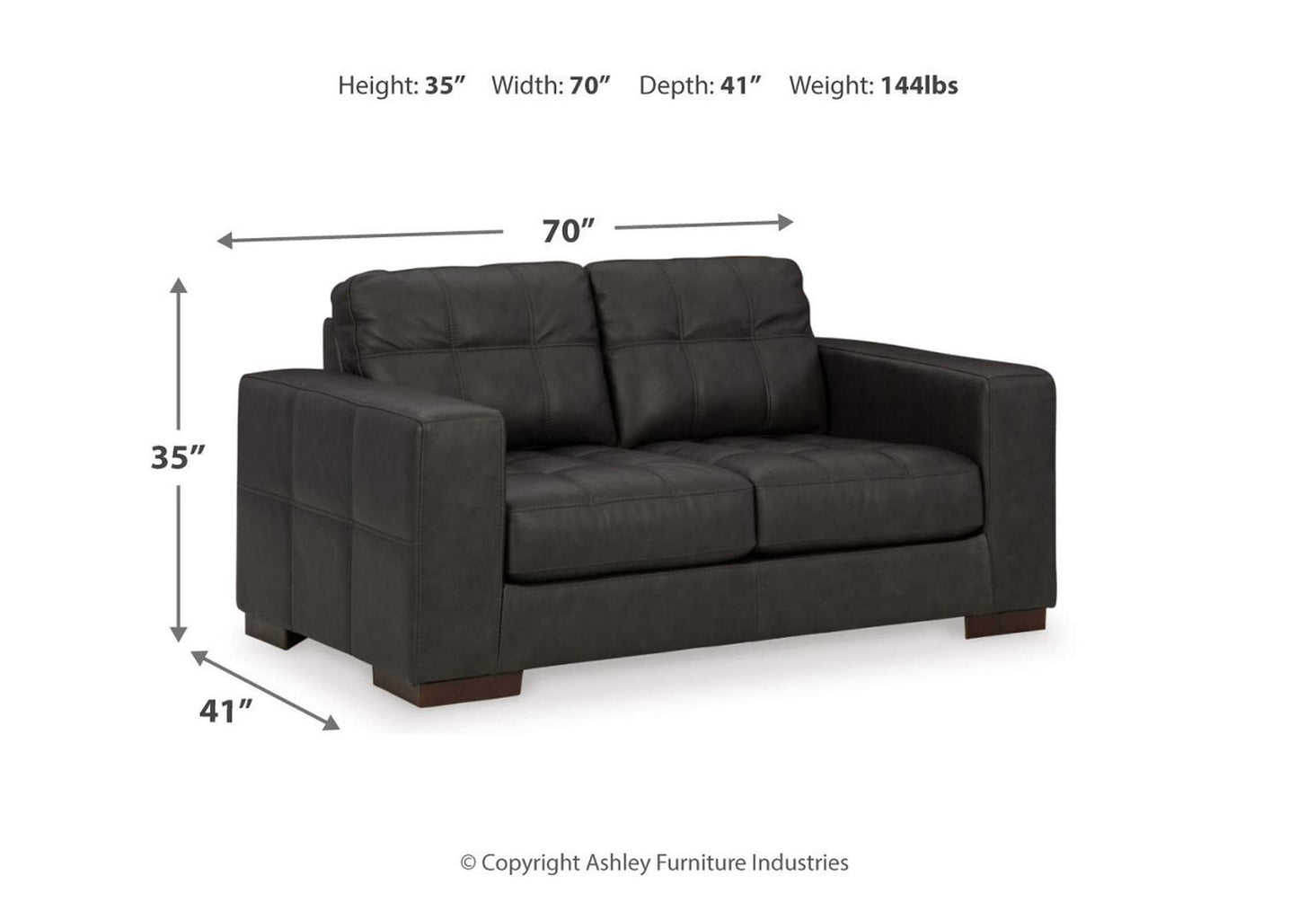 Luigi Sofa, Loveseat, Chair and Ottoman