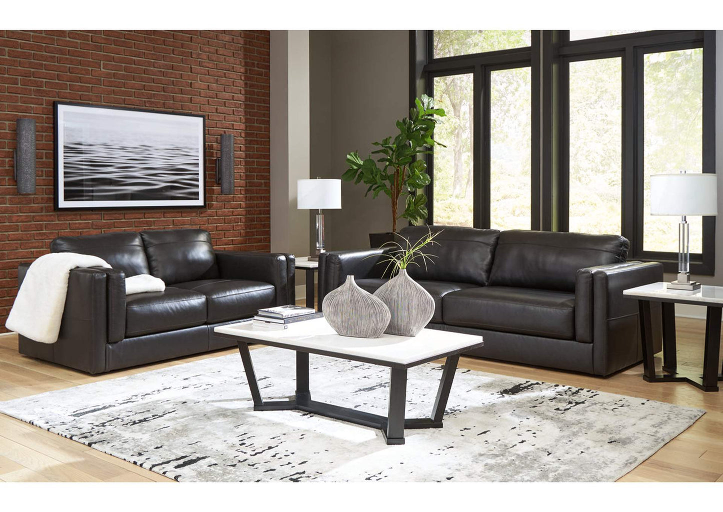 Amiata Sofa and Loveseat