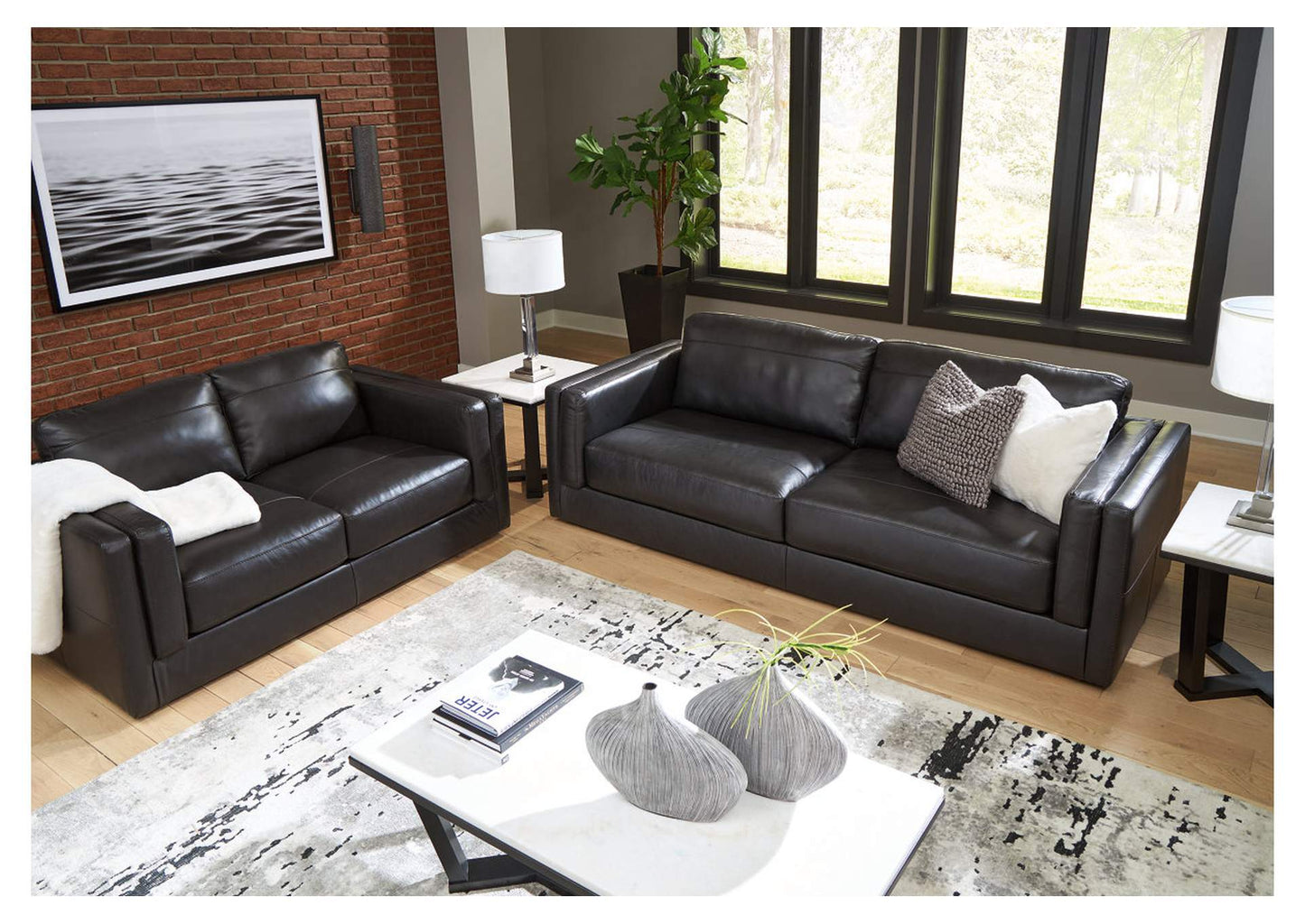 Amiata Sofa and Loveseat