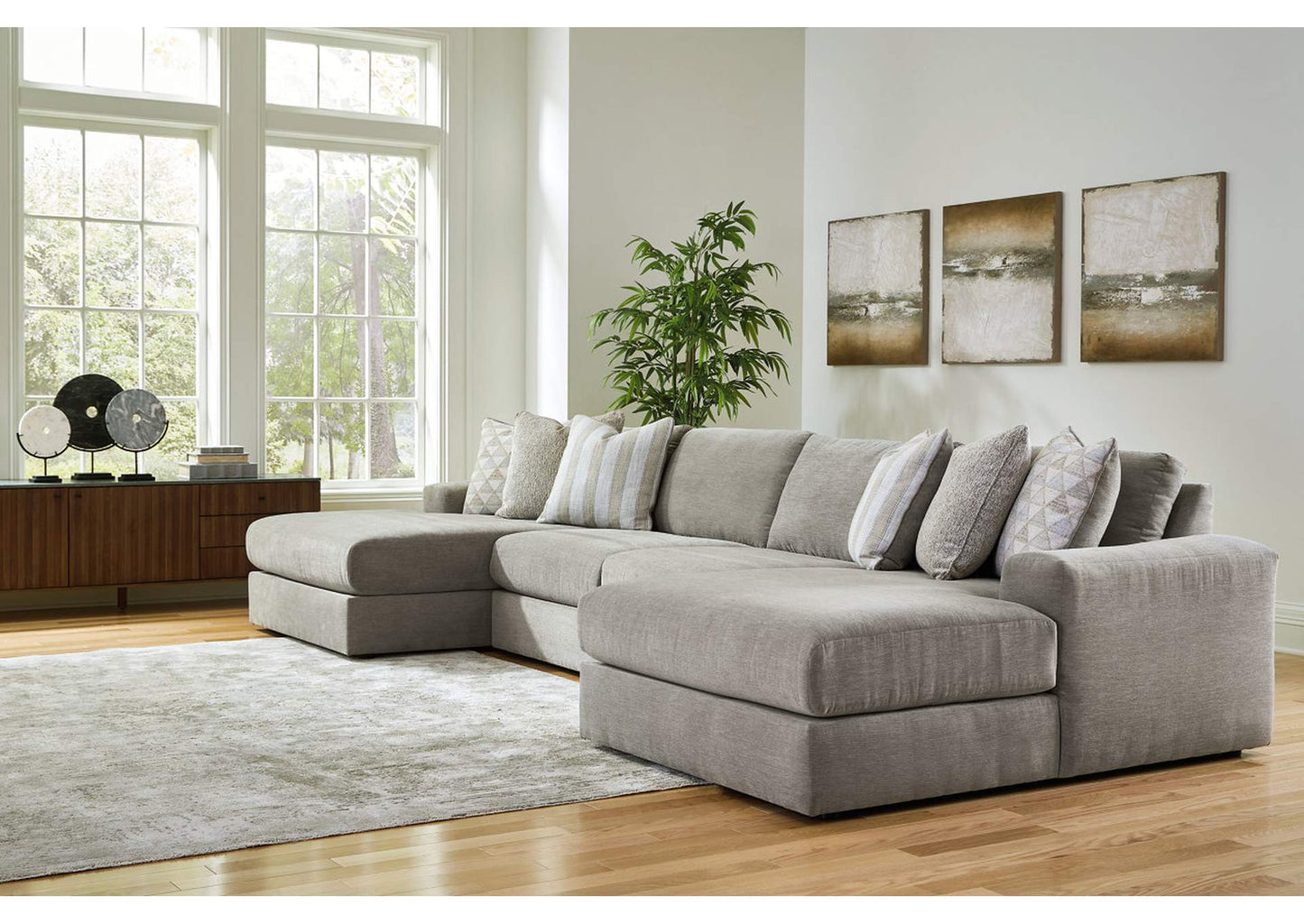 Avaliyah 4-Piece Double Chaise Sectional