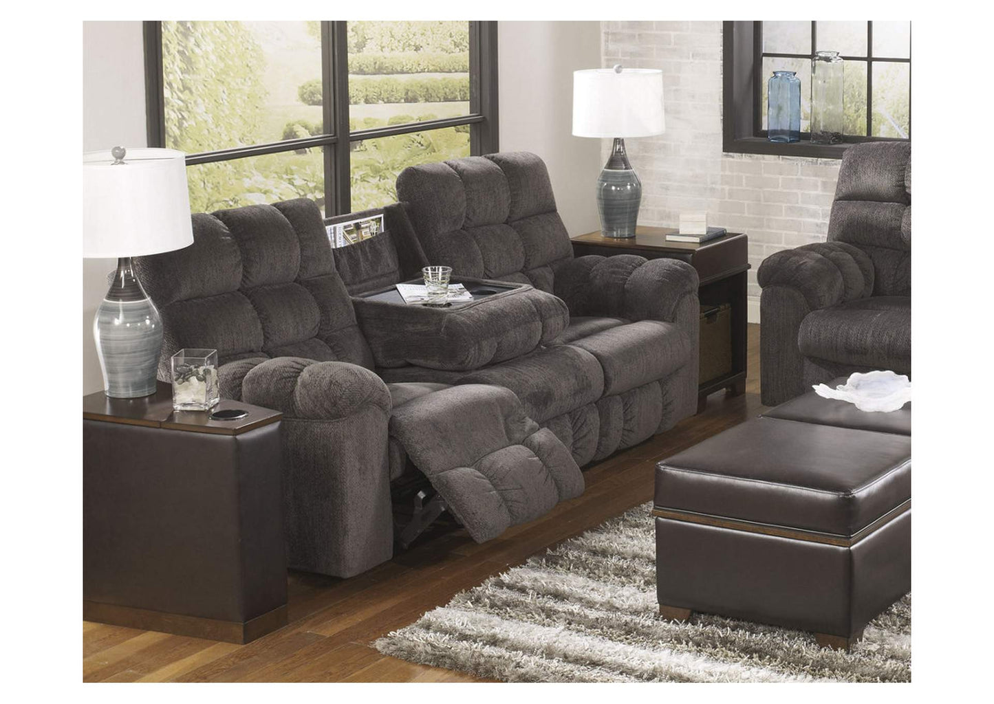 Acieona Manual Reclining Sofa, Loveseat and Recliner Set