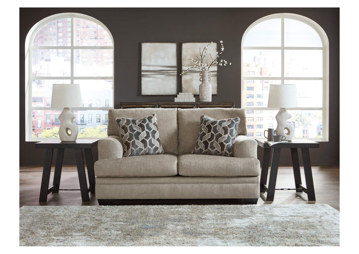 Stonemeade Sofa, Loveseat, Chair and Ottoman