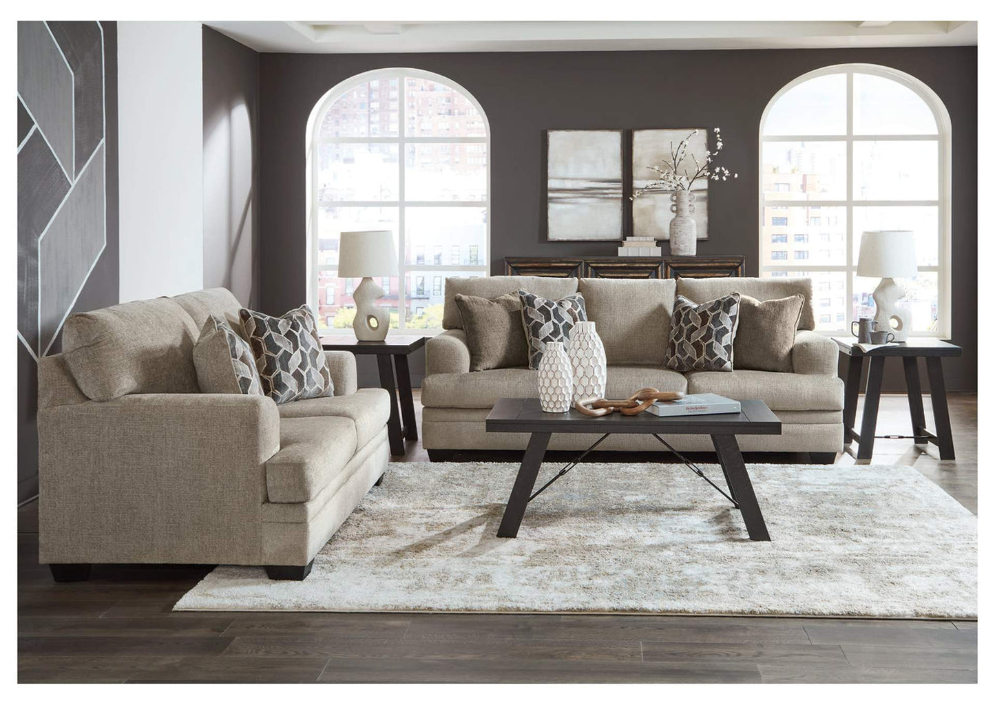 Stonemeade Sofa and Loveseat