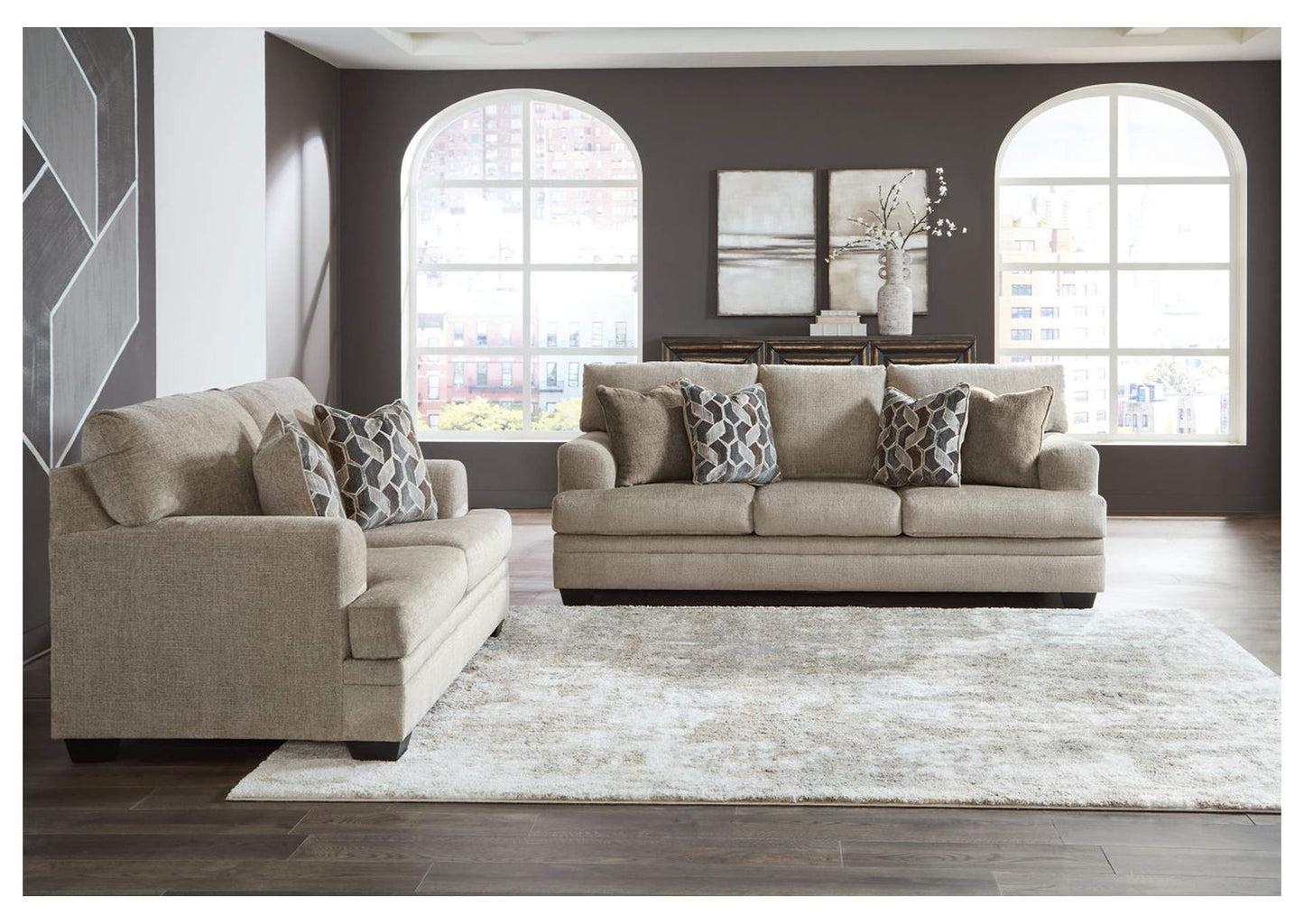 Stonemeade Sofa, Loveseat, Chair and Ottoman