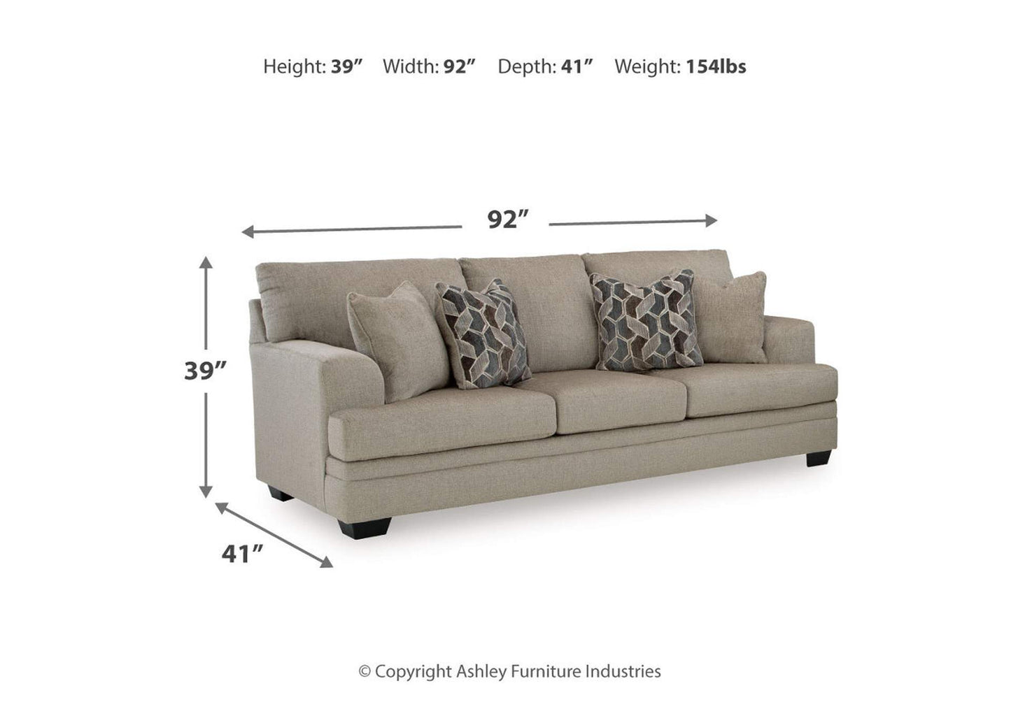 Stonemeade Sofa, Loveseat, Chair and Ottoman