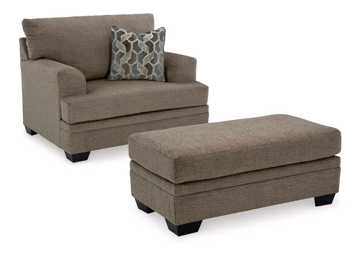 Stonemeade Sofa Chaise, Chair, and Ottoman