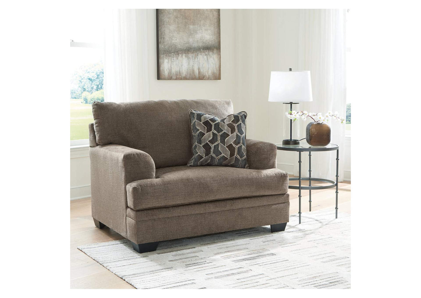 Stonemeade Sofa Chaise, Chair, and Ottoman