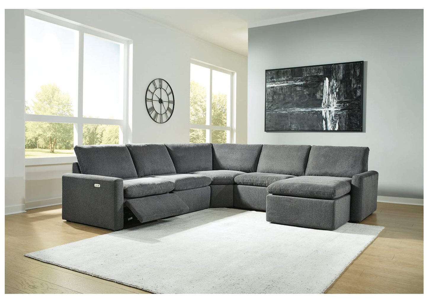 Hartsdale 5-Piece Power Reclining Sectional with Chaise