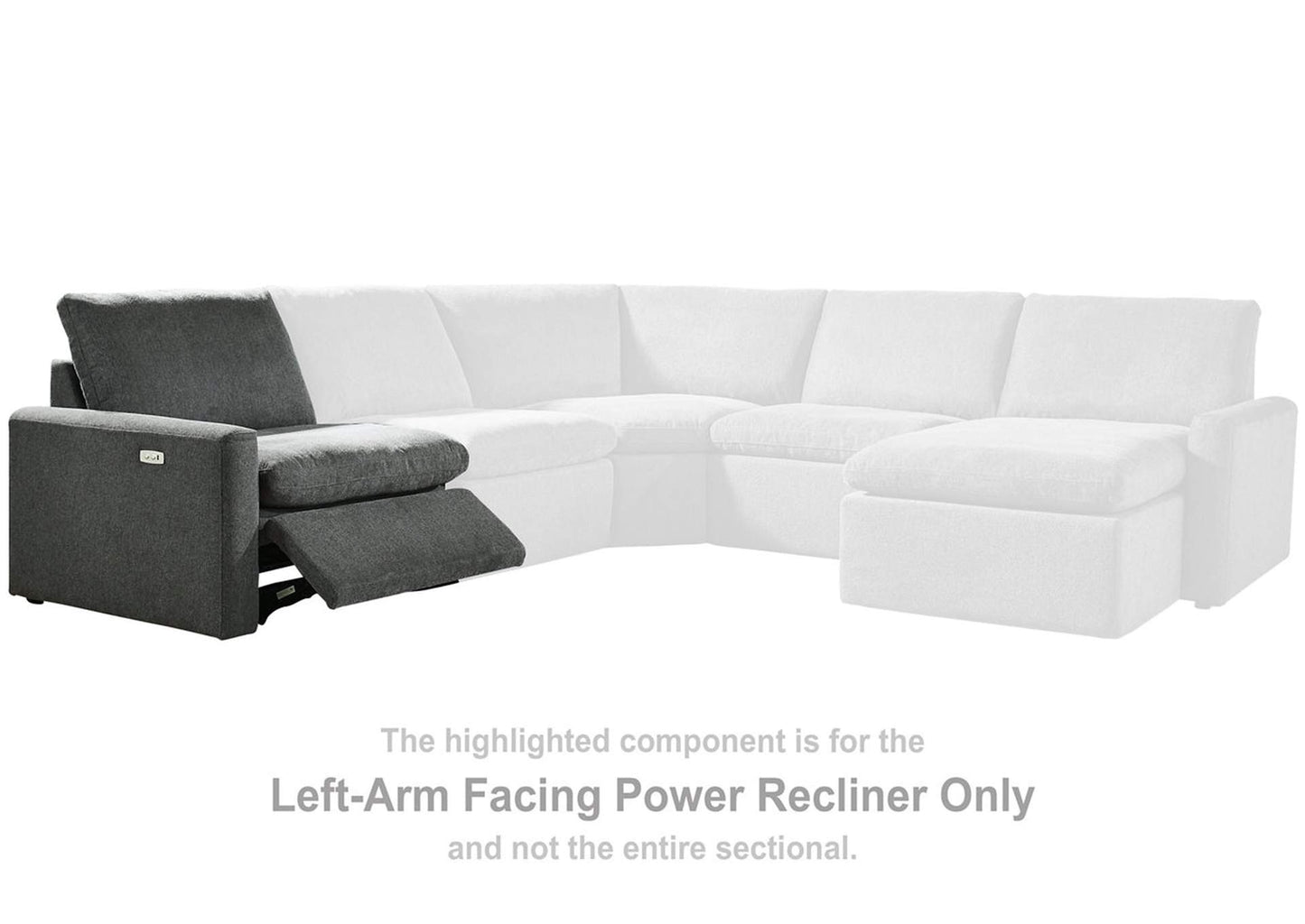 Hartsdale 5-Piece Power Reclining Sectional with Chaise