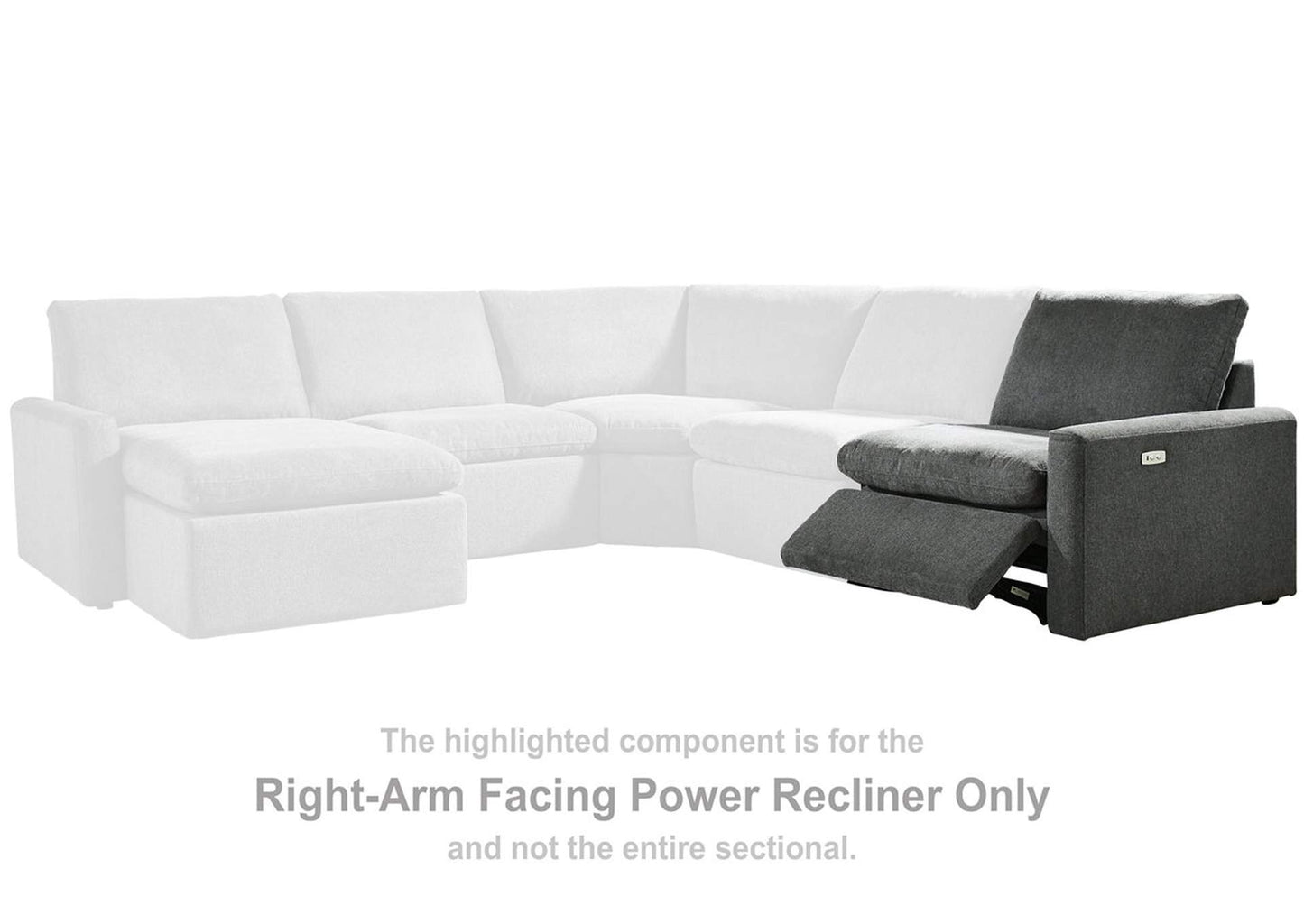 Hartsdale 3-Piece Power Reclining Sectional Loveseat with Console