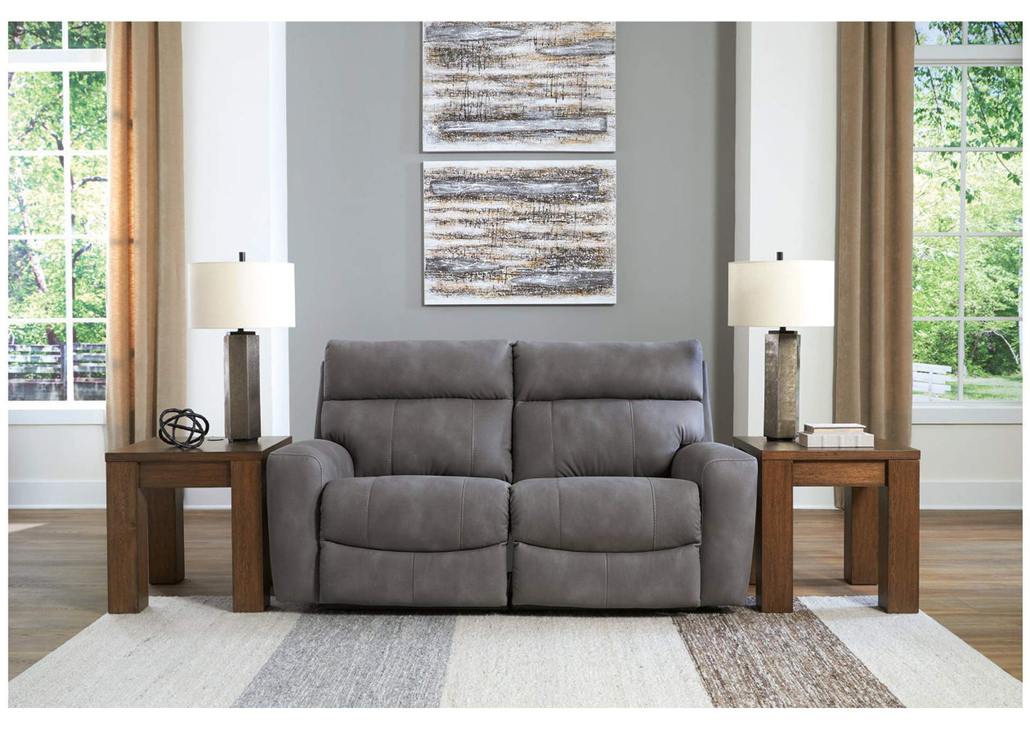 Next-Gen DuraPella 2-Piece Power Reclining Sectional Loveseat