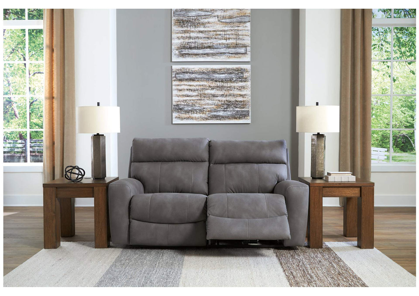 Next-Gen DuraPella 2-Piece Power Reclining Sectional Loveseat