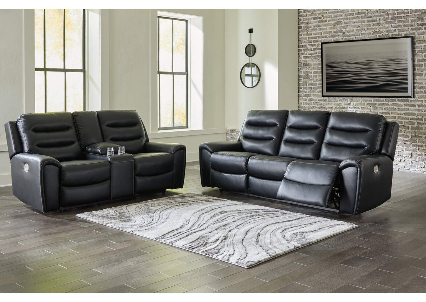 Warlin Power Sofa, Loveseat and Recliner