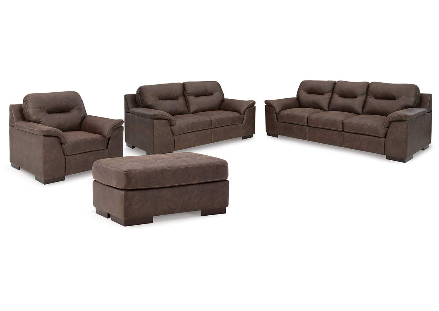 Maderla Sofa, Loveseat, Chair and Ottoman