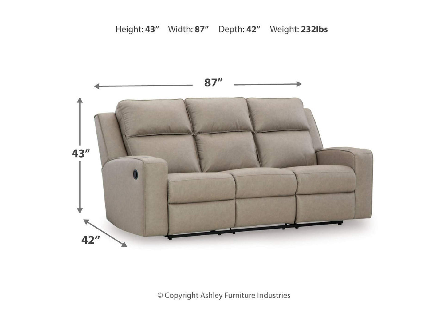 Lavenhorne Sofa, Loveseat and Recliner