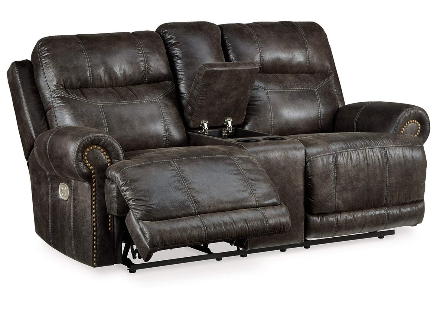 Grearview Power Reclining Loveseat with Console