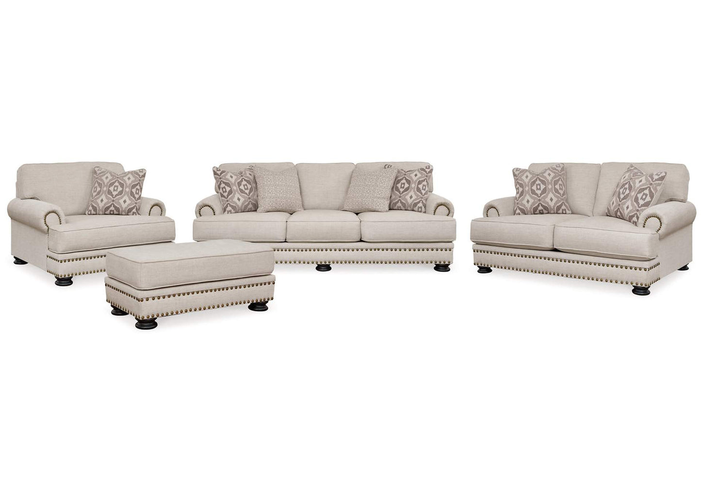 Merrimore Sofa, Loveseat, Chair and Ottoman