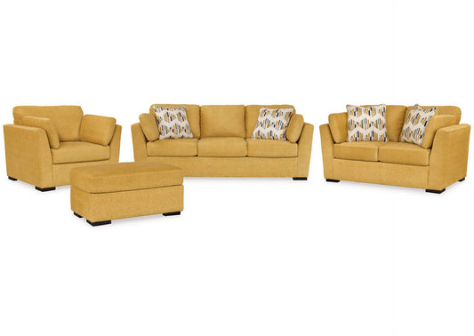 Keerwick Sofa, Loveseat, Chair and Ottoman