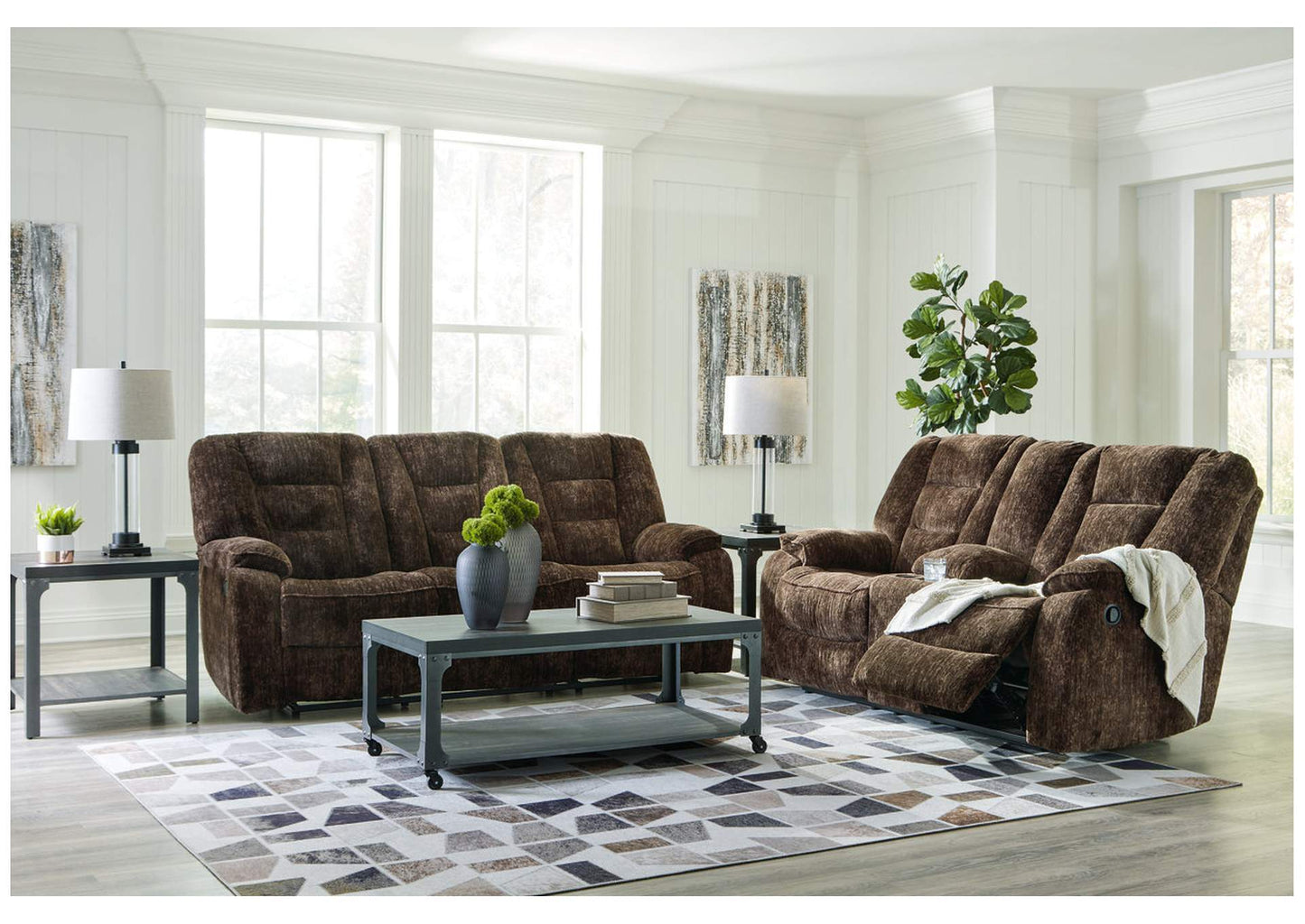 Soundwave Manual Reclining Sofa and Loveseat