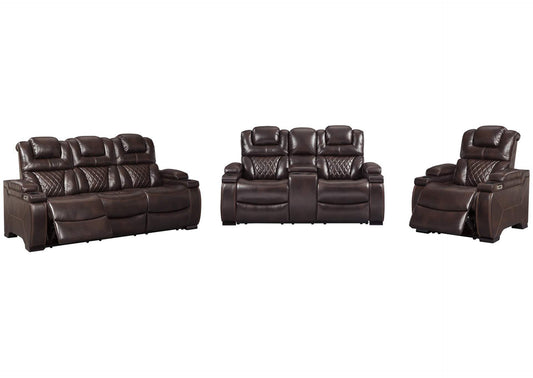 Warnerton Power Reclining Sofa, Loveseat and Recliner Set