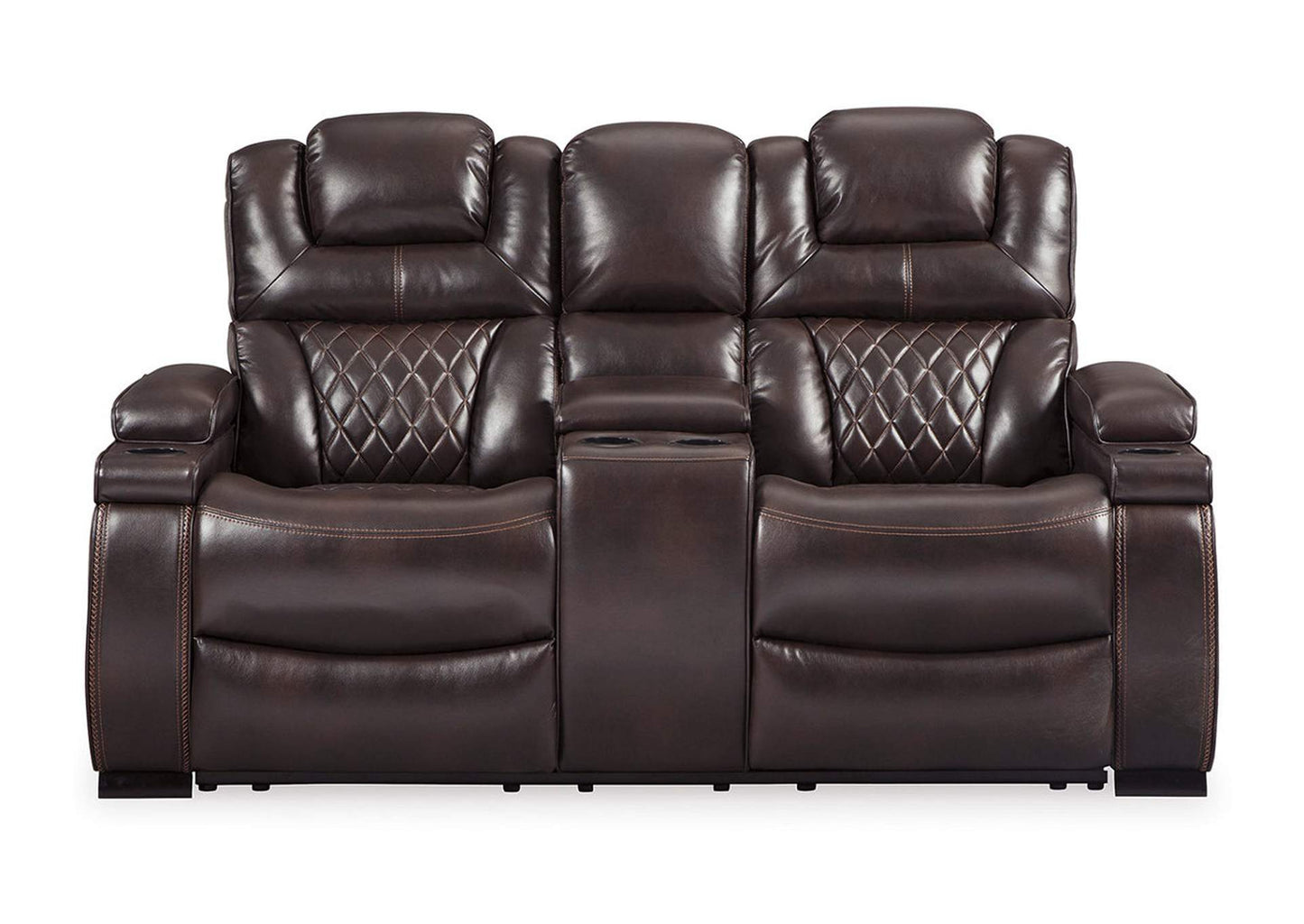 Warnerton Power Reclining Loveseat with Console