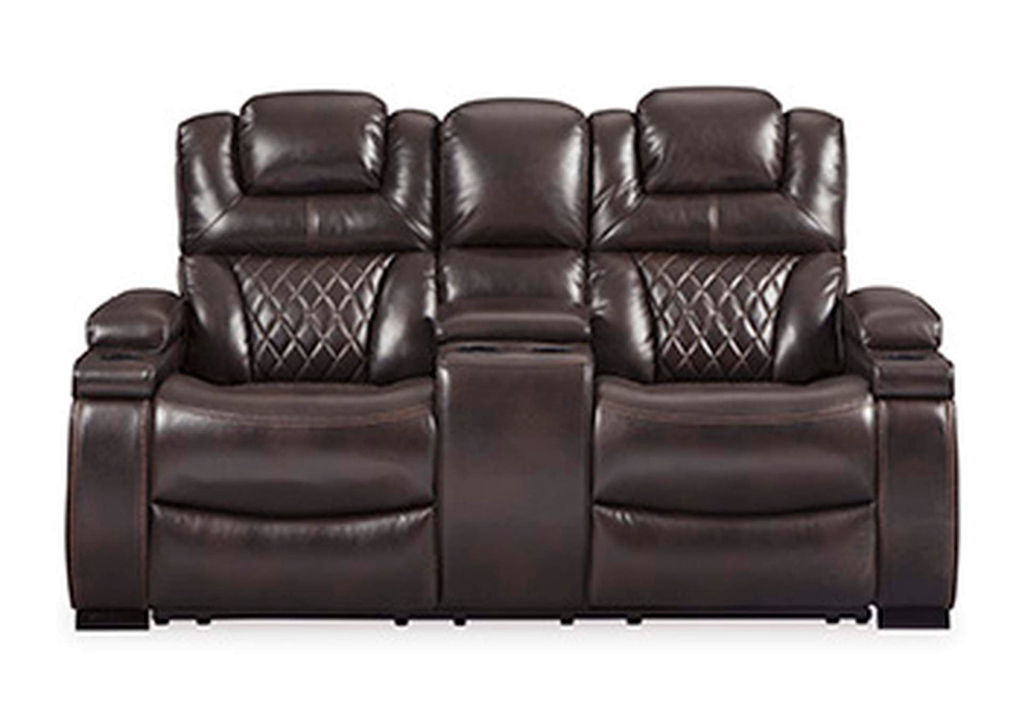 Warnerton Power Reclining Loveseat with Console