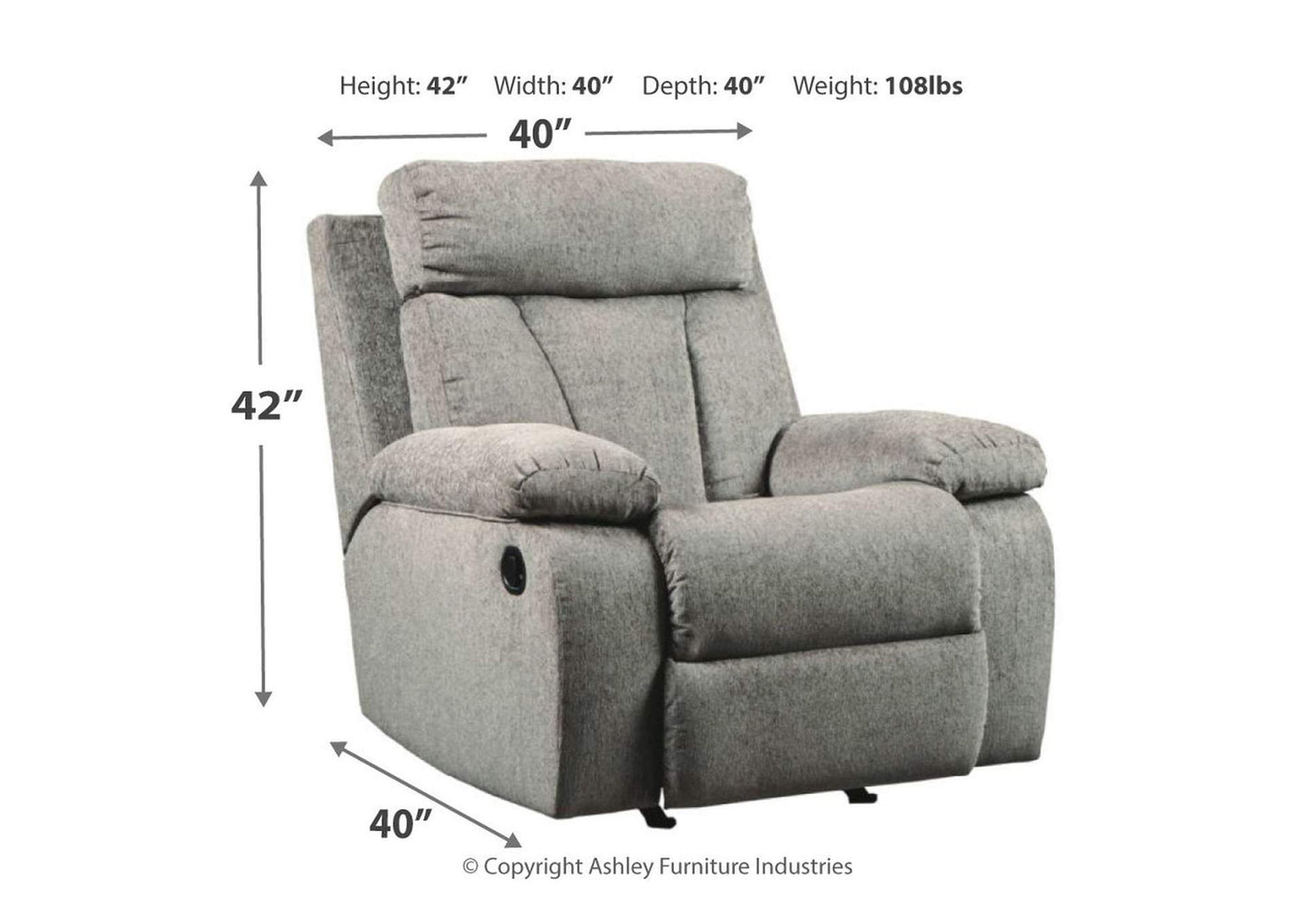 Mitchiner Manual Reclining Sofa, Loveseat and Recliner Set