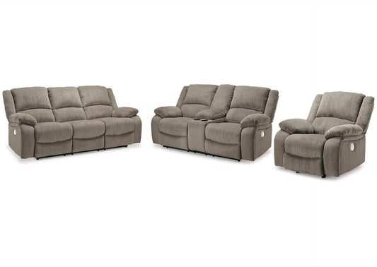 Draycoll Power Sofa, Loveseat and Recliner