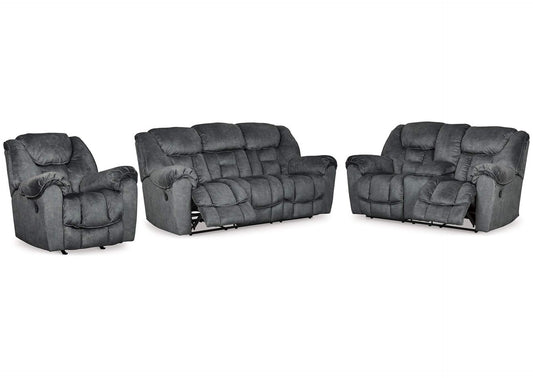 Capehorn Manual Reclining Sofa, Loveseat and Recliner Set