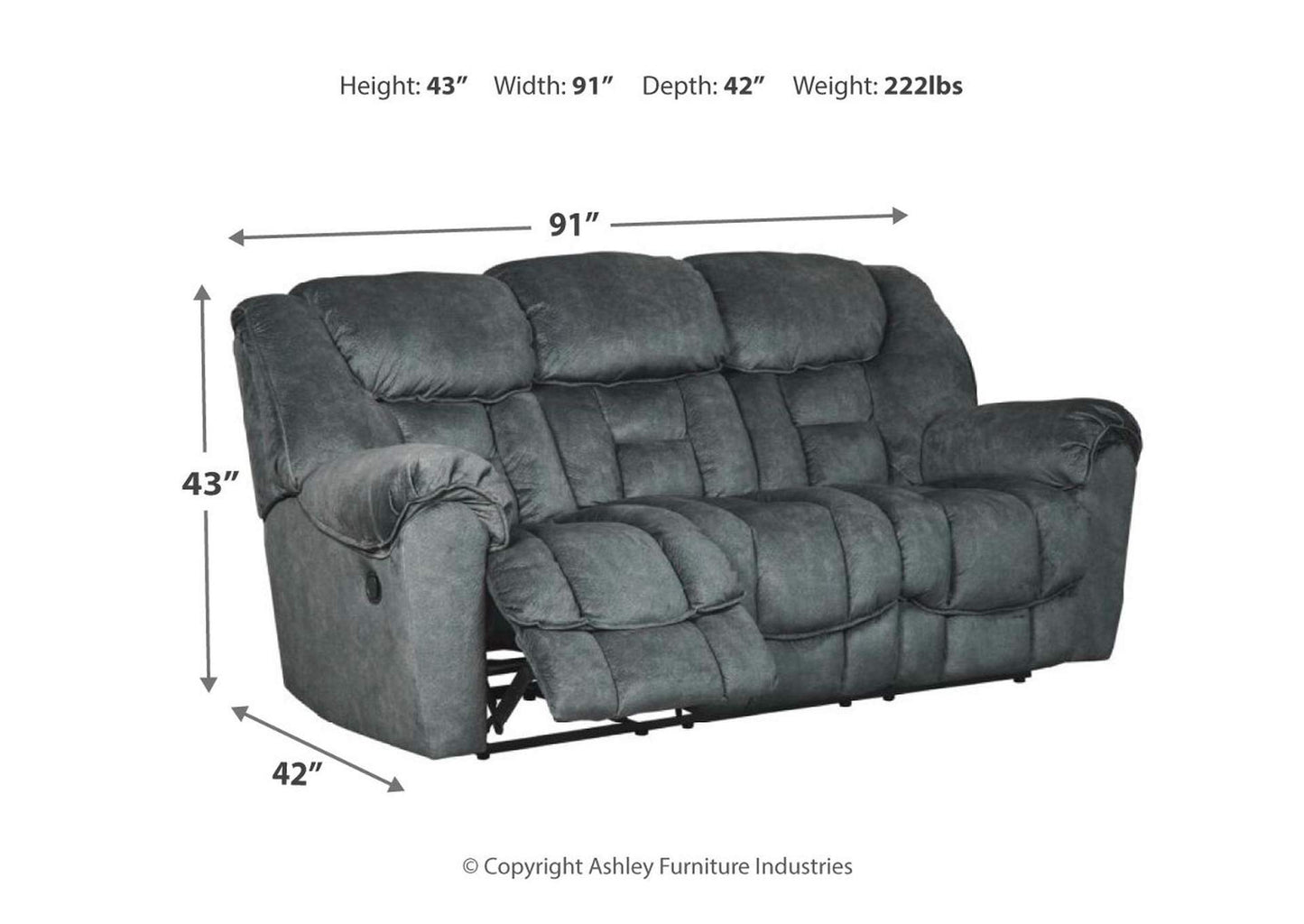 Capehorn Manual Reclining Sofa, Loveseat and Recliner Set