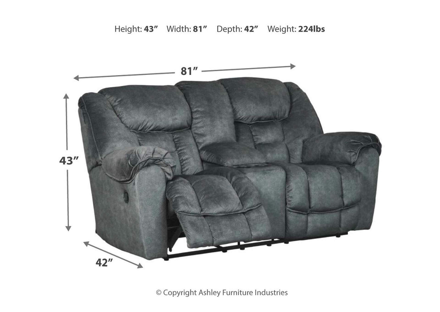 Capehorn Manual Reclining Sofa, Loveseat and Recliner Set