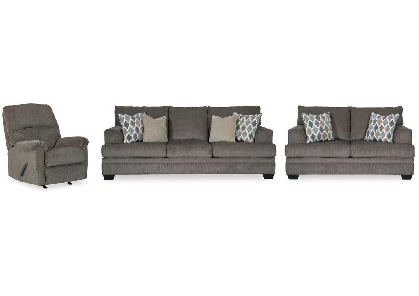 Dorsten Sofa, Loveseat and Recliner