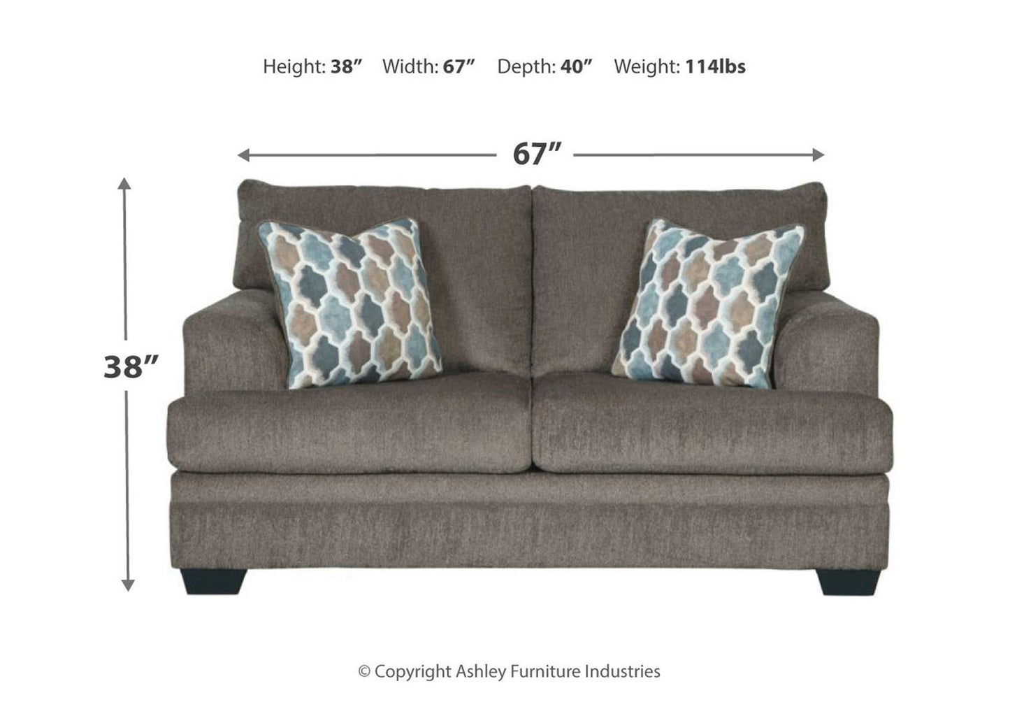 Dorsten Sofa, Loveseat, Chair and Ottoman