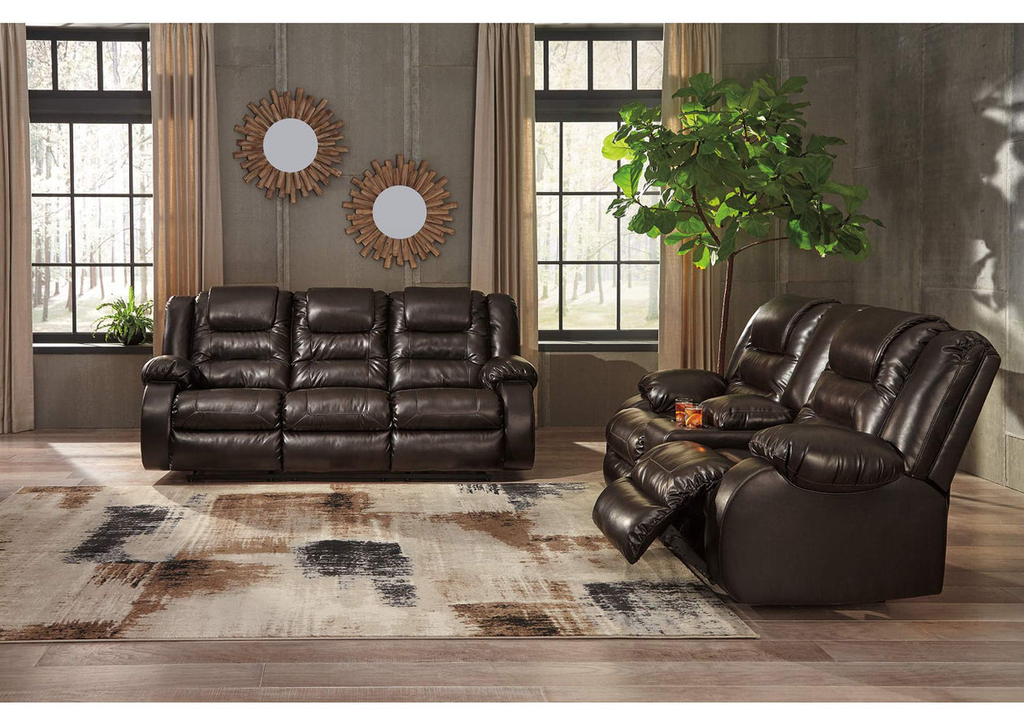 Vacherie Reclining Sofa, Loveseat and Recliner Set