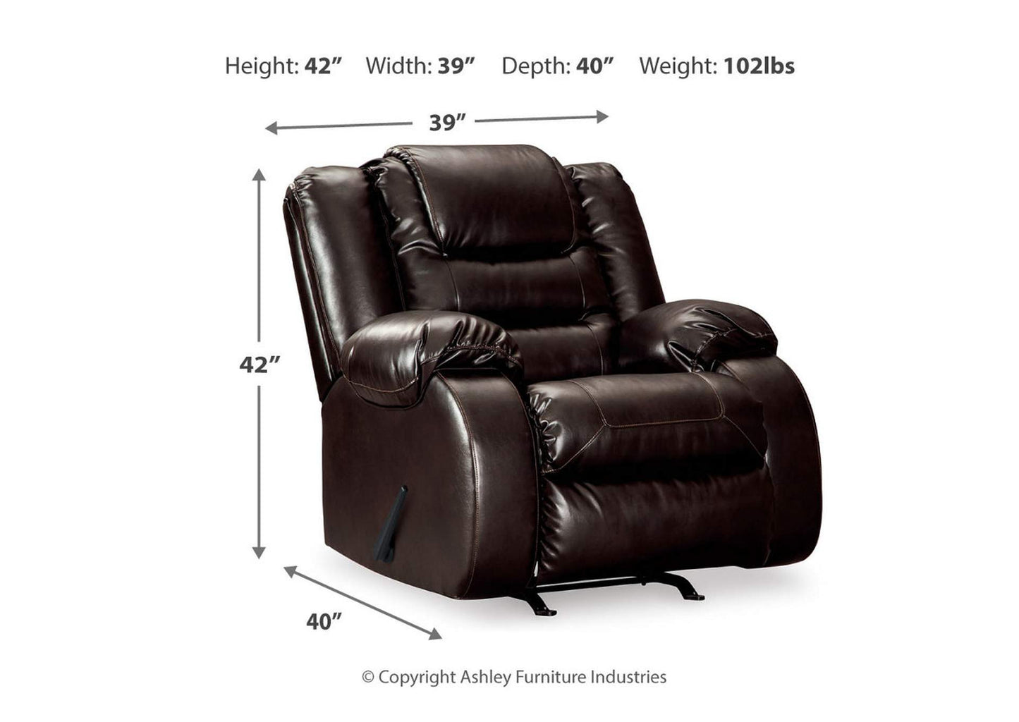 Vacherie Reclining Sofa, Loveseat and Recliner Set