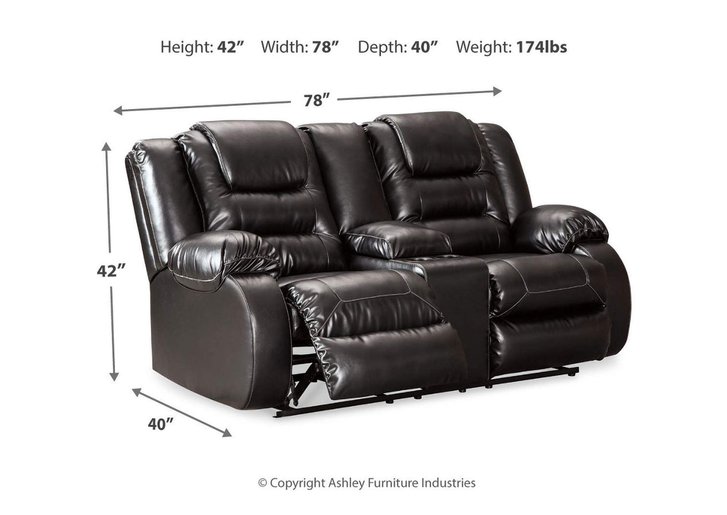 Vacherie Manual Reclining Sofa and Loveseat Set