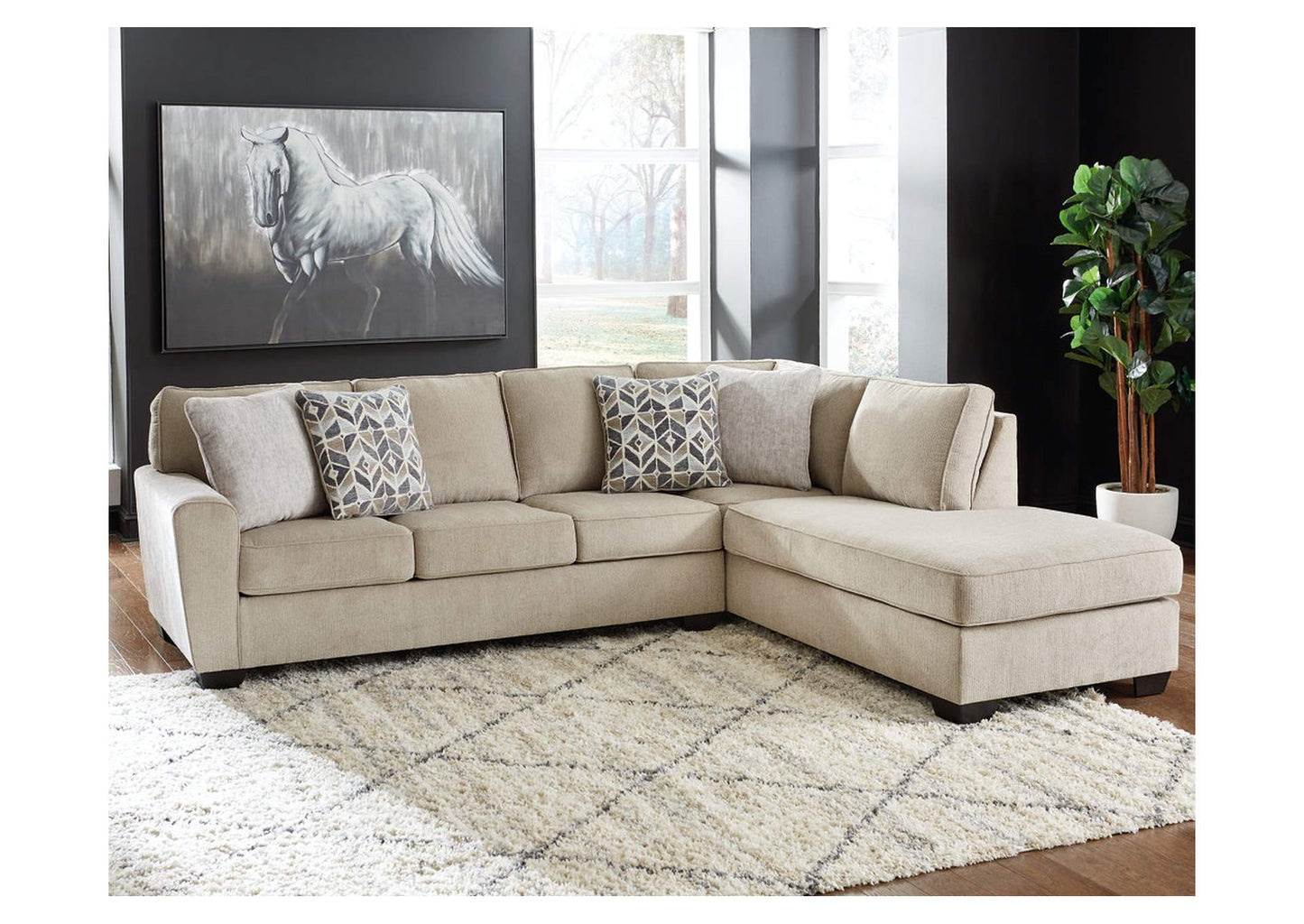 Decelle 2-Piece Sectional with Chaise