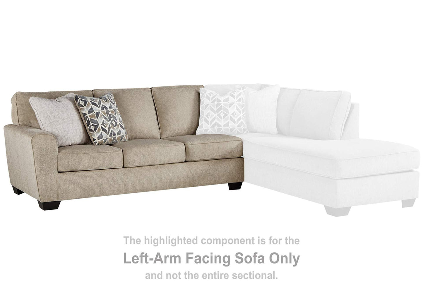 Decelle 2-Piece Sectional with Chaise