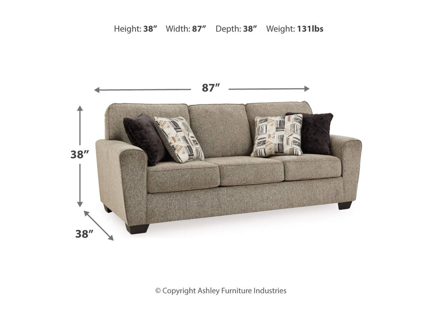 McCluer Sofa, Loveseat and Chair