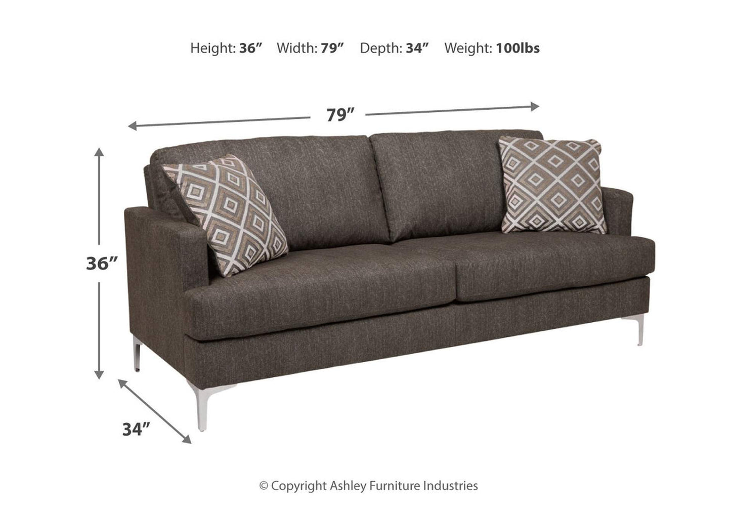 Arcola Sofa and Loveseat