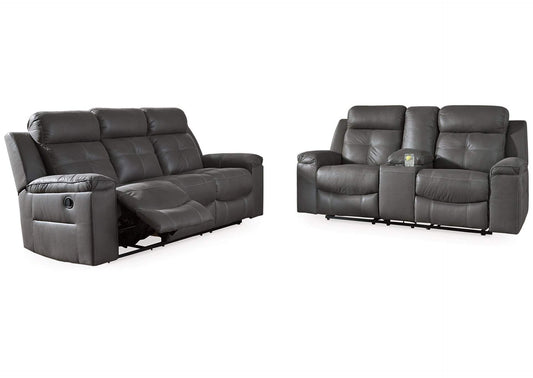 Jesolo Manual Reclining Sofa and Loveseat Set