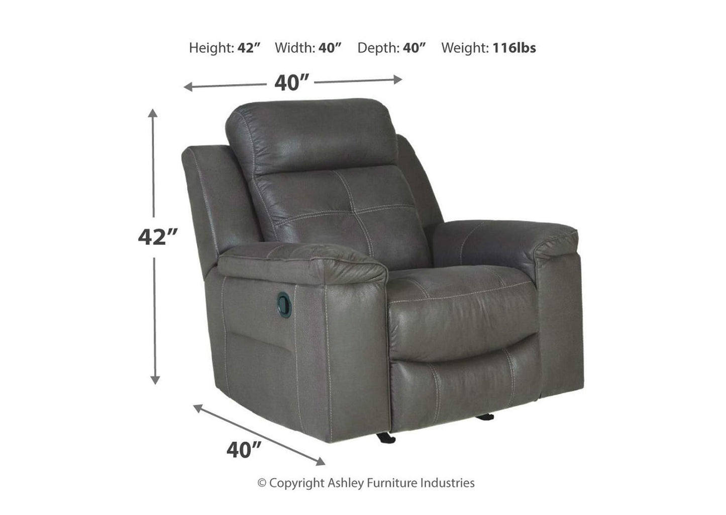 Jesolo Reclining Sofa, Loveseat and Recliner Set