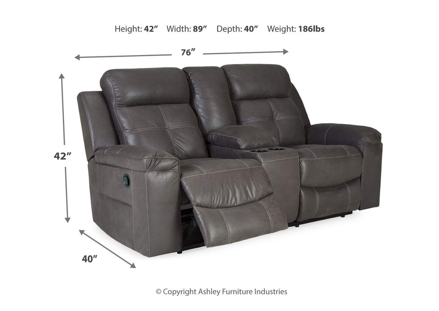 Jesolo Reclining Sofa, Loveseat and Recliner Set