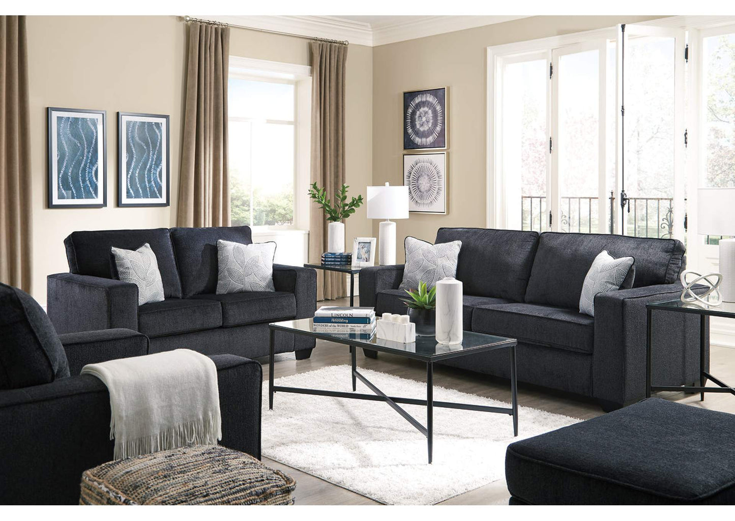 Altari Sofa, Loveseat, Chair and Ottoman