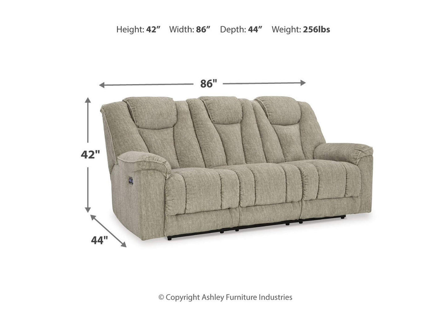 Hindmarsh Power Sofa, Loveseat and Recliner