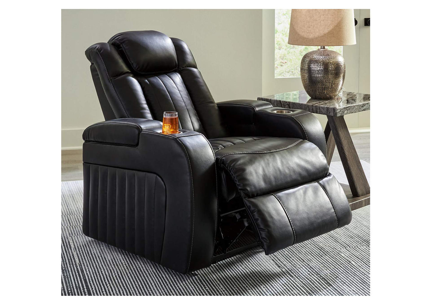 Caveman Den Power Sofa, Loveseat and Recliner