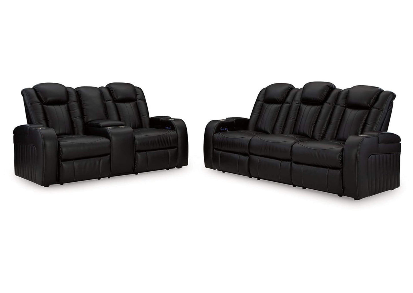 Caveman Den Power Sofa and Loveseat