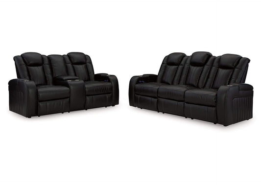 Caveman Den Power Sofa and Loveseat