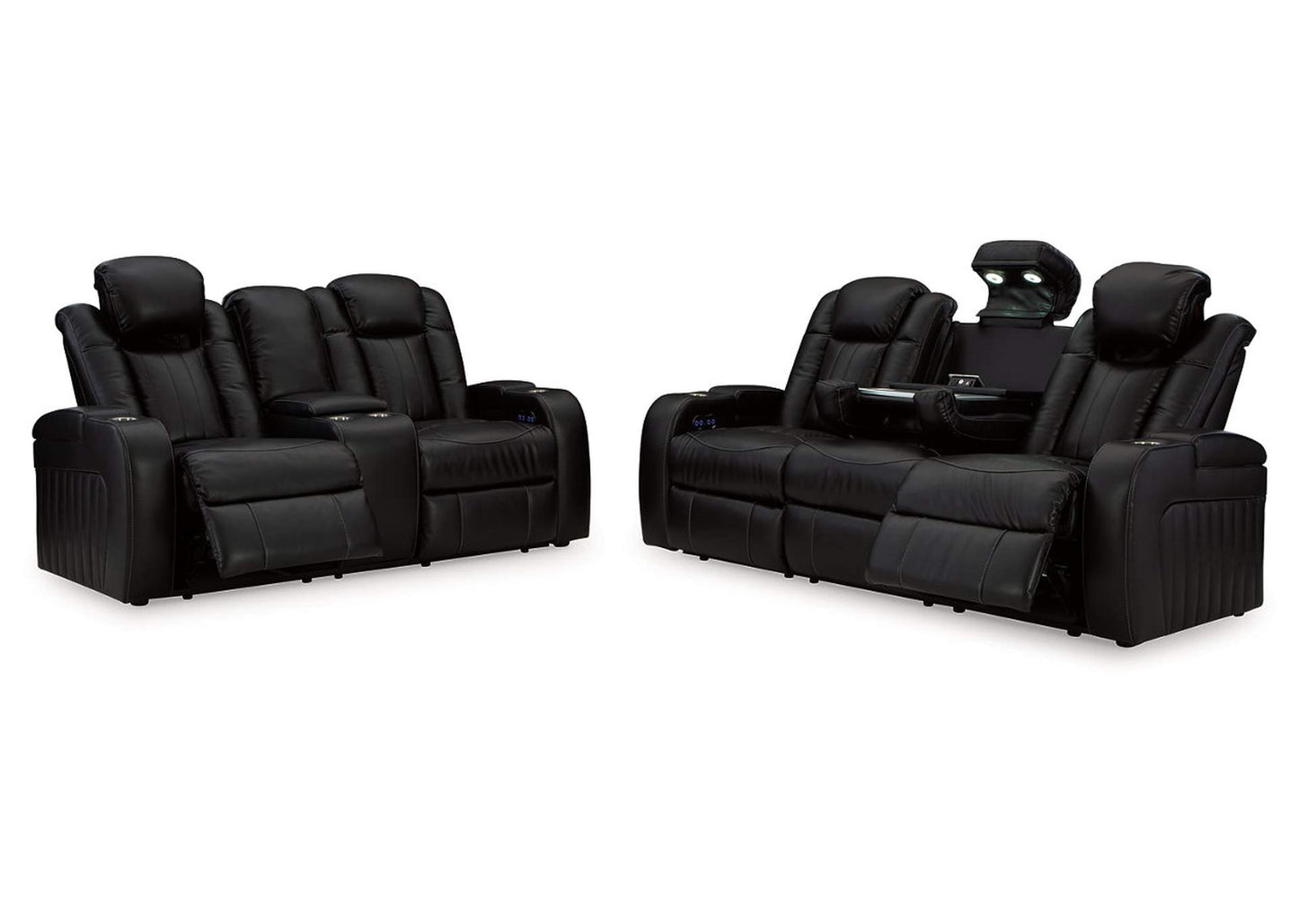 Caveman Den Power Sofa and Loveseat